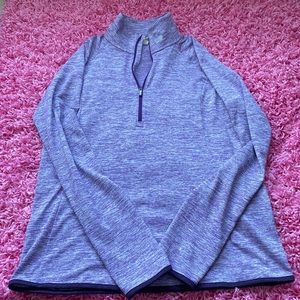 Women’s Under Armour Run 3/4 zip top. Purple